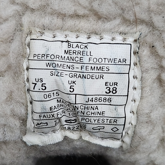 MERRELL Emery Lace black women's winter boots size 7.5 - Picture 9 of 11